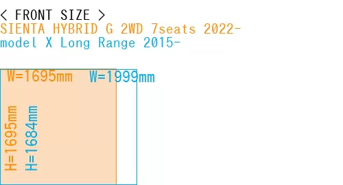 #SIENTA HYBRID G 2WD 7seats 2022- + model X Long Range 2015-